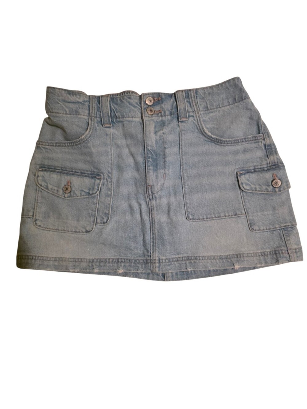 American Eagle Outfitters Light Blue Denim Skirt